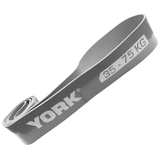 Купить Резинка для фитнеса  York 35-75 кг серый #Y-80507 в Киеве - фото №1